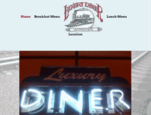 Tablet Screenshot of luxurydiner.com